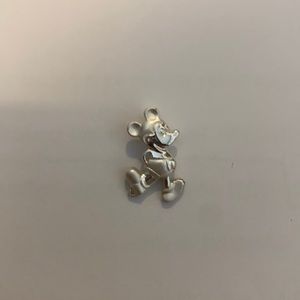 Sterling silver Mickey Mouse charm
